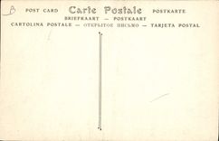 VINTAGE POSTCARD Plane Aviation a flight of Bruneau de Laborie Biplane Farman Driving Gnome