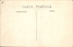 VINTAGE POSTCARD Plane Aviation Souvenir of the meetinfg of the Guillaux aviator in full flight