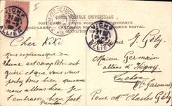 CPA Automobile Coupe Gordon Bennett 1905 Circuit Michelin La Sioule a Pontgibaud 