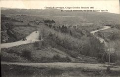 CPA Automobile Coupe Gordon Bennett 1905 Circuit Michelin Grand tournant vu de la roche percee
