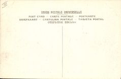 VINTAGE POSTCARD Automobile Cut Gordon Bennett 1905 Michelin Circuit the straight line in the wood of Riom