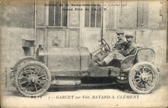 CPA Automobile Circuit de la Seine Inferieure Gacet sur voiture Bayard A Clement 