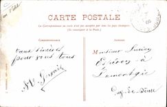 CPA Automobile Voiture Rue de la Bastille Paris Taxi
