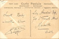 VINTAGE POSTCARD Automobile Car Cadillac Children