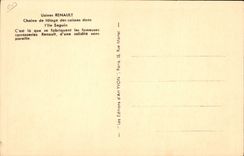 CPA Automobile Usines Renault Chaine de tolage des caisses dans l'Ile Seguin 