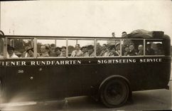 CARTE PHOTO Autobus 