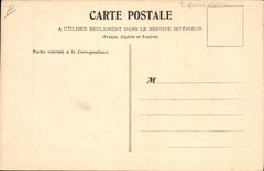 El perro alerta de las mujeres de la mula del asno del automóvil de la POSTAL de la VENDIMIA tiene Robinson Saunier