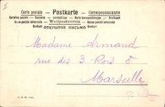 VINTAGE POSTCARD Automobile Woman Man