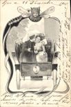 CPA Automobile Femme 