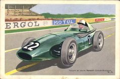 VINTAGE POSTCARD Automobile Vanwall