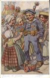 CPA Illustrateur Graine de pirate Compagnie 12 17 2eme CAC Marins