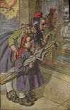 CPA Illustrateur Marins Equipage de pont 