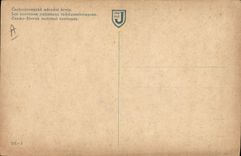 VINTAGE POSTCARD Illustrator Cerny Rud Jarmilka