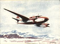 CPA Avion Aviation Caudron Goeland Transport et liaisons rapides