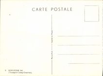 Correo largo del transporte de Dewoitine 342 del transporte de la aviación del plano de la POSTAL de la VENDIMIA