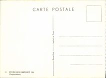 VINTAGE POSTCARD Plane Aviation Seaplane Breguet 730 Exploration