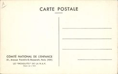 VINTAGE POSTCARD Plane Mosquito Aviation of the RAF