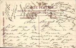 VINTAGE POSTCARD Plane air Navigtion Aviation the plane Theiry & Sigrand Nice Clothing