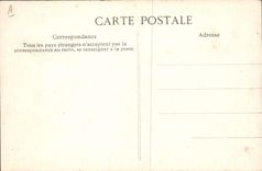 VINTAGE POSTCARD Plane Aviation Man