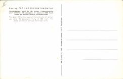 CPA Avion Aviation Boeing 707 Intercontinental Quadrireacteur