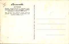 CPA Avion Aviation Air France Caravelle