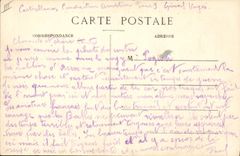 VINTAGE POSTCARD Epinal View of the center of aviation Territory of Dogneville Plane