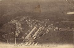 VINTAGE POSTCARD Camp of Valdahon View taken in the Militaria plane