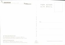 VINTAGE POSTCARD Plane Aviation Douglas Jet DC8 63