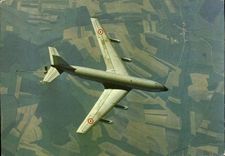 VINTAGE POSTCARD Plane Aviation Boeing KC135F 93eme squadron of in-flight refueling