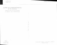 VINTAGE POSTCARD Plane Aviation Clipper Jet of intercontinental of Side American First service daily jet with the top of Atlantiqu