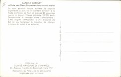 CPA Aviation Espace Capsule Mercury utilisee par Glenn Carpenter dans son vol orbital