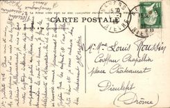 VINTAGE POSTCARD Dirigeable Zeppelin 2nd Aerostiers group operates Militaria of it