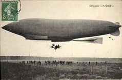 VINTAGE POSTCARD Airship Zeppelin Fatherland