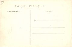 Atterit alemán de Luneville Dirigeale del zepelín del dirigible de la POSTAL de la VENDIMIA en la tierra de desfile