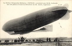 CPA Dirigeable Zeppelin Dirigeable militaire Patrie 