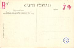 VINTAGE POSTCARD Boat War Catastrophe of the armor Freedom 1911 reinflation