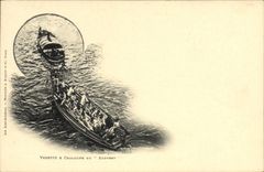 VINTAGE POSTCARD Boat War High-speed motorboat and launch of Suffren