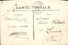 CPA Bateau Guerre Marins Dans les sentiers remplis de mer 