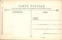 CPA Bateau Guerre Funerailles des victimes de l'explosion du cuirasse Liberte Arsenal de terre Compagnie des marins 