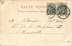 CPA Bateau Guerre Marine francaise Tourelle arriere du Pothuau