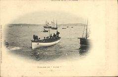 CPA Bateau Guerre Fusilliers du Hoche 