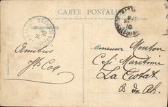 CPA Marins Illustrateur Gervese Bateau Guerre Canot major