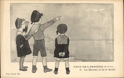 CPA Marins Ceux de l'arriere La marine et la 5eme arme Enfants