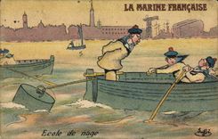 CPA Marins La marine francaise Ecole de nage