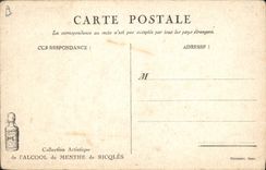 CPA Marins Front des Flandres Quelques gouttes d'alcool de menthe de Ricqles 