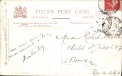 VINTAGE POSTCARD Marine Cleaning Guns