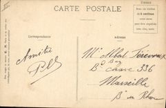 VINTAGE POSTCARD Marins In Maniement squadron of weapons animates