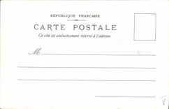 VINTAGE POSTCARD Train Railroads of the East Rheims the cathedral