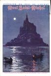 CPA Train Chemins de fer de l'Ouest Mont Saint Michel 
