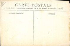 VINTAGE POSTCARD Train State railways Handle and Ocean Boat